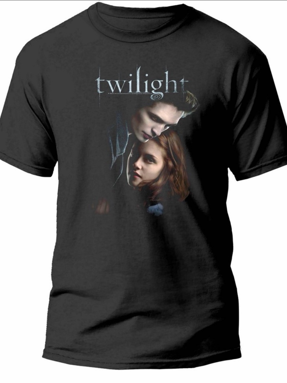 Men’s Twilight Graphic T-Shirt Black Large L NWT Short Sleeve Crew Neck Tee